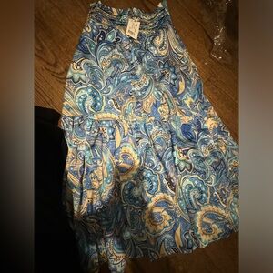 Blue Paisley pucci look Women's Skirt
